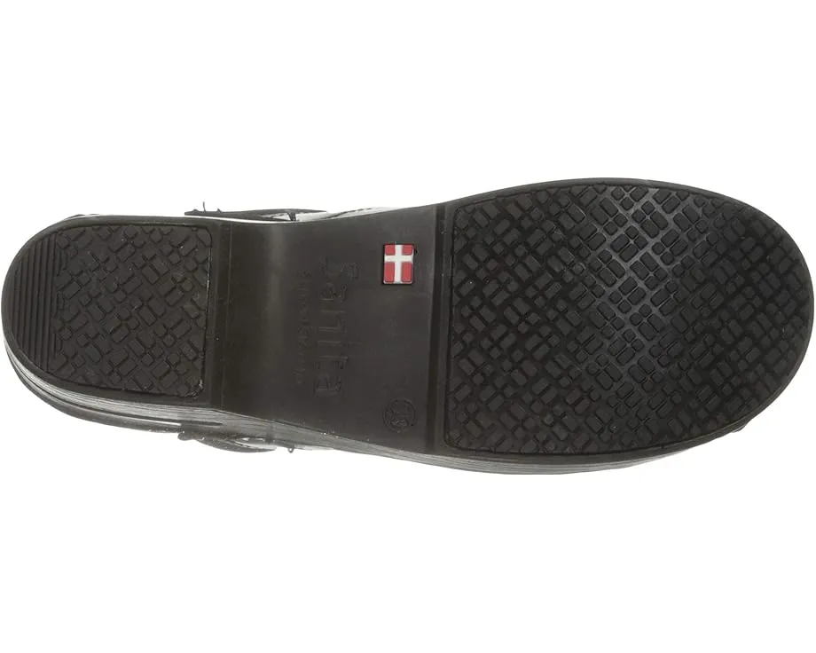 Сабо Sanita Addison из премиальной кожи с противоскользящей подошвой