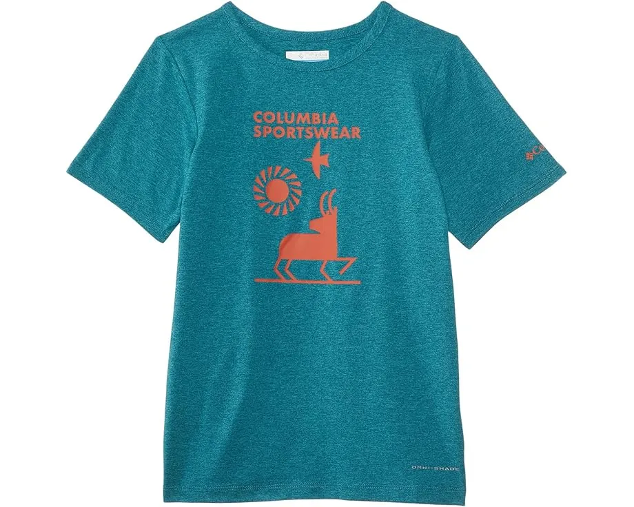 Футболка Columbia Tech Trail с коротким рукавом для детей с защитой от солнца UPF 50