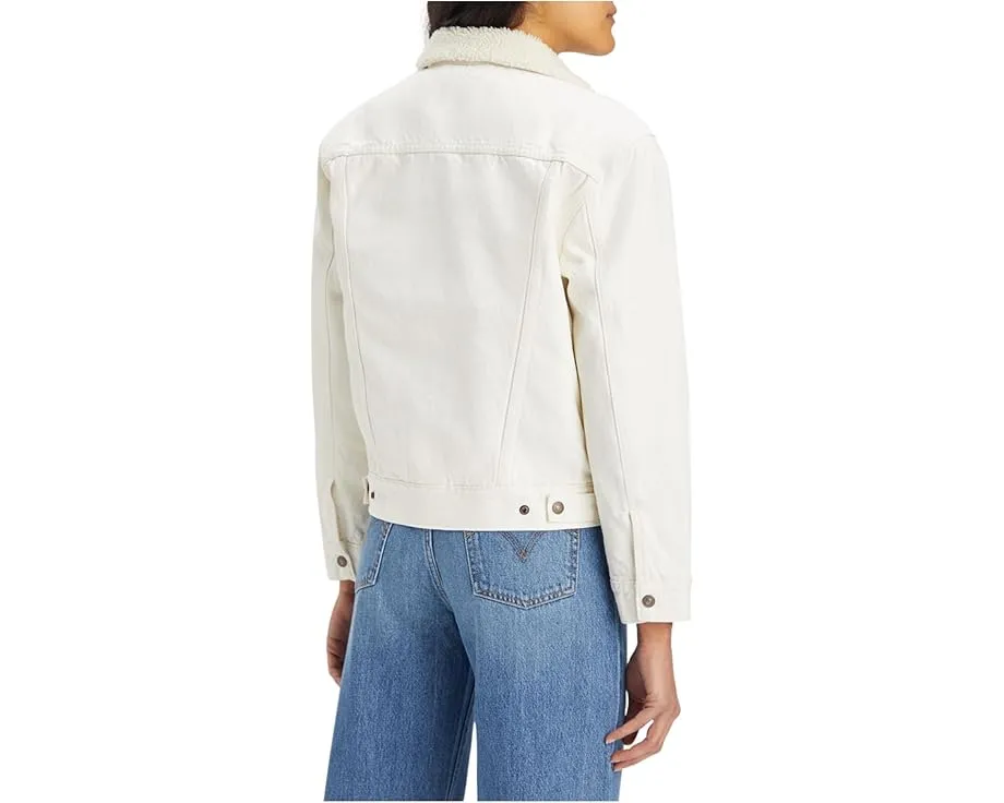 Куртка Levi's Ex-Boyfriend Sherpa Trucker в винтажном стиле с овчиной