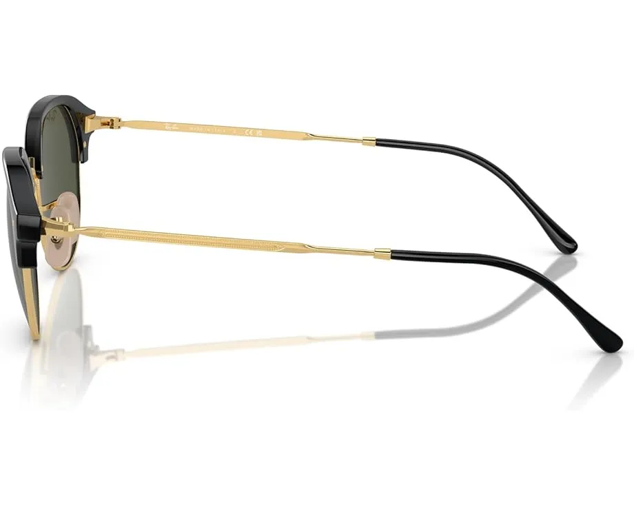 Солнцезащитные очки Ray-Ban RB4429 с ацетатной оправой и зеркальными линзами