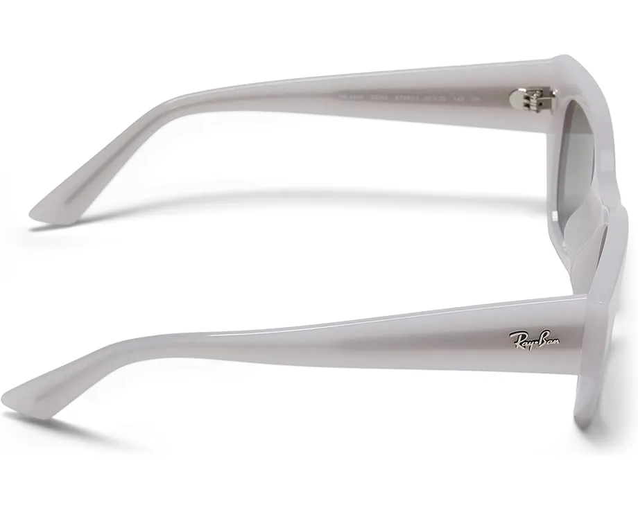 Солнцезащитные очки Ray-Ban Zena с биоацетатной оправой и геометрическими деталями