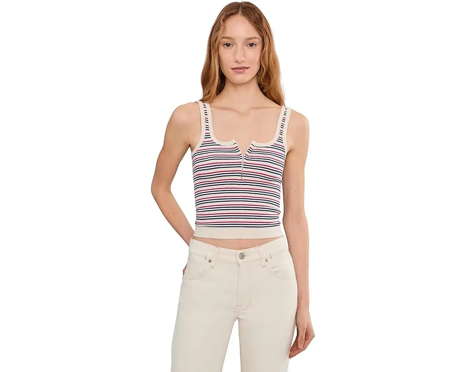 Топ-ками Striped Simply Soft Cami от Free People с квадратным вырезом
