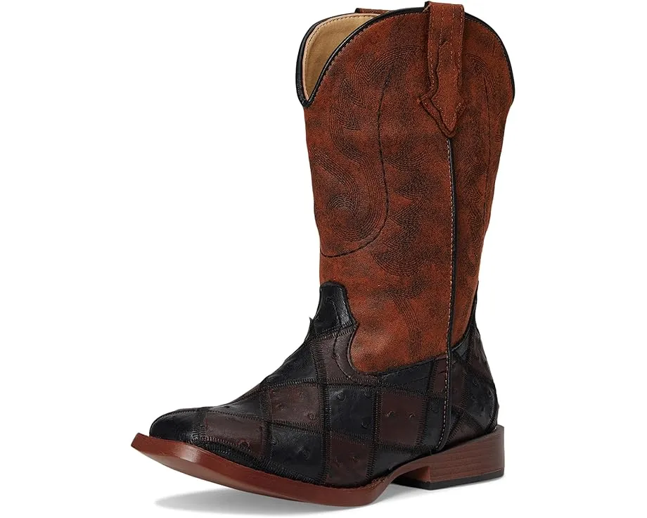 Ботильоны Bird Blocks с аппликацией под страуса Roper