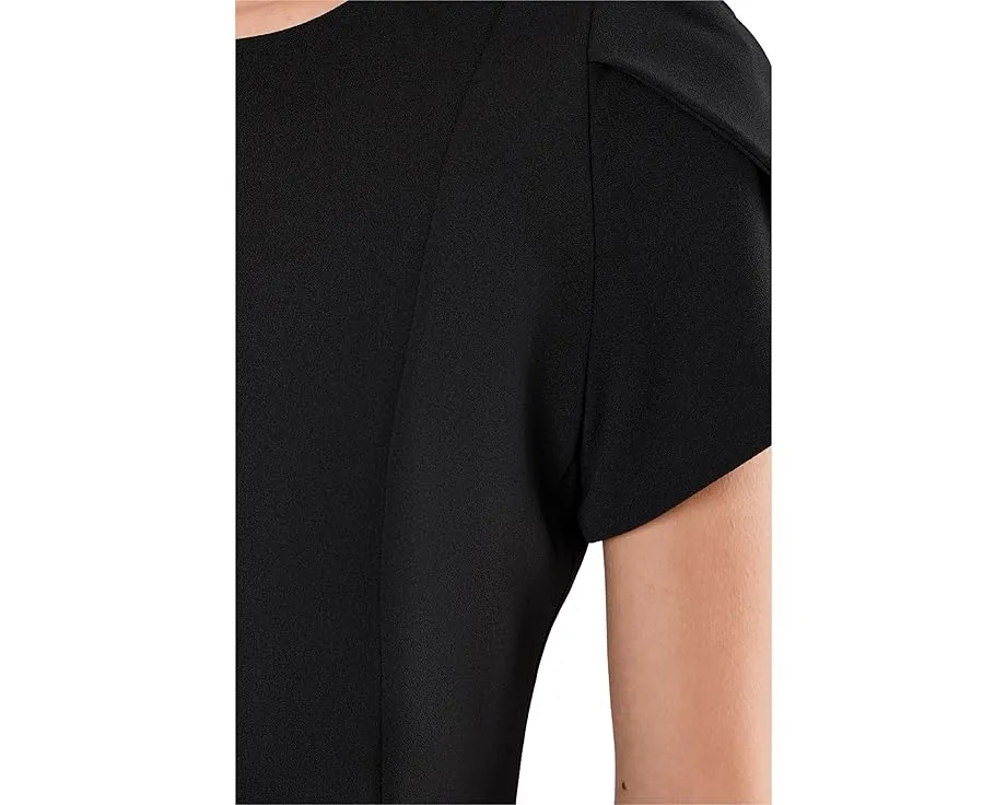 Платье-футляр Calvin Klein с рукавами тюльпан и круглым вырезом