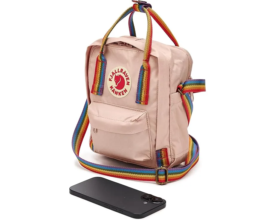 Слинг рюкзак Fjällräven Kanken Rainbow Sling с радужным акцентом