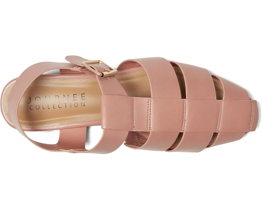 Сандалии Cailinna с миндалевидным носком на квадратном каблуке от Journee Collection