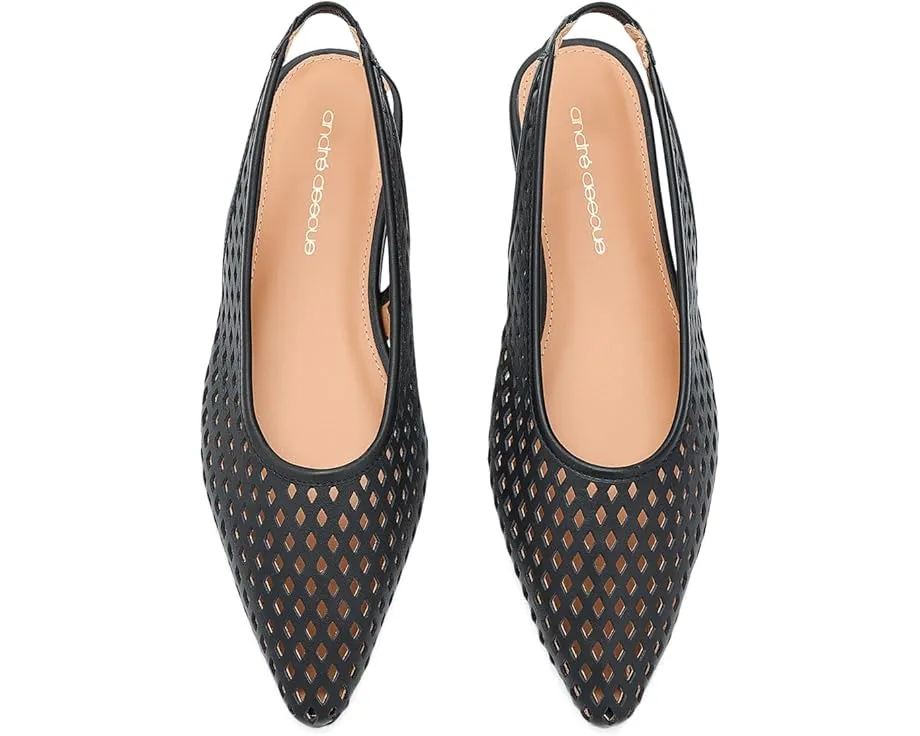 Босоножки-танкетки Andre Assous Brielle с перфорацией и резиновой подошвой