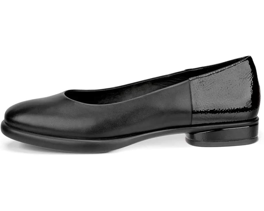Балетки ECCO Sculpted Luxe Ballerina из кожи с технологией FLUIDFORM и съемной стелькой