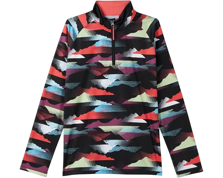 Spyder Kids Кофта Surface 1/2 Zip с защитой UPF 50+ и воротником-стойкой