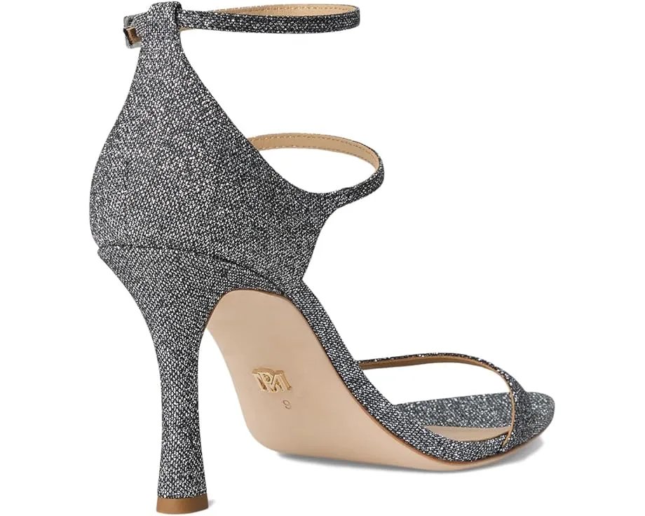 Босоножки Badgley Mischka Valencia на тонком каблуке с двойными ремешками и пряжками