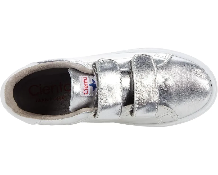 Детские кроссовки Cienta 80085 на липучках с кожаным верхом и съемной стелькой