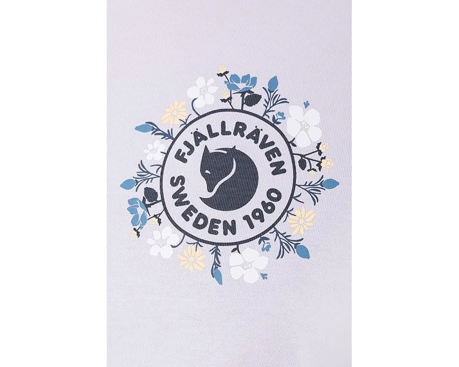 Fjällräven футболка Fjällblomster Logo T-Shirt из органического хлопка