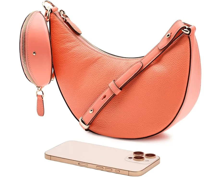 Сумка кроссбоди Kate Spade New York Duo из зернистой кожи с двумя съемными отделениями