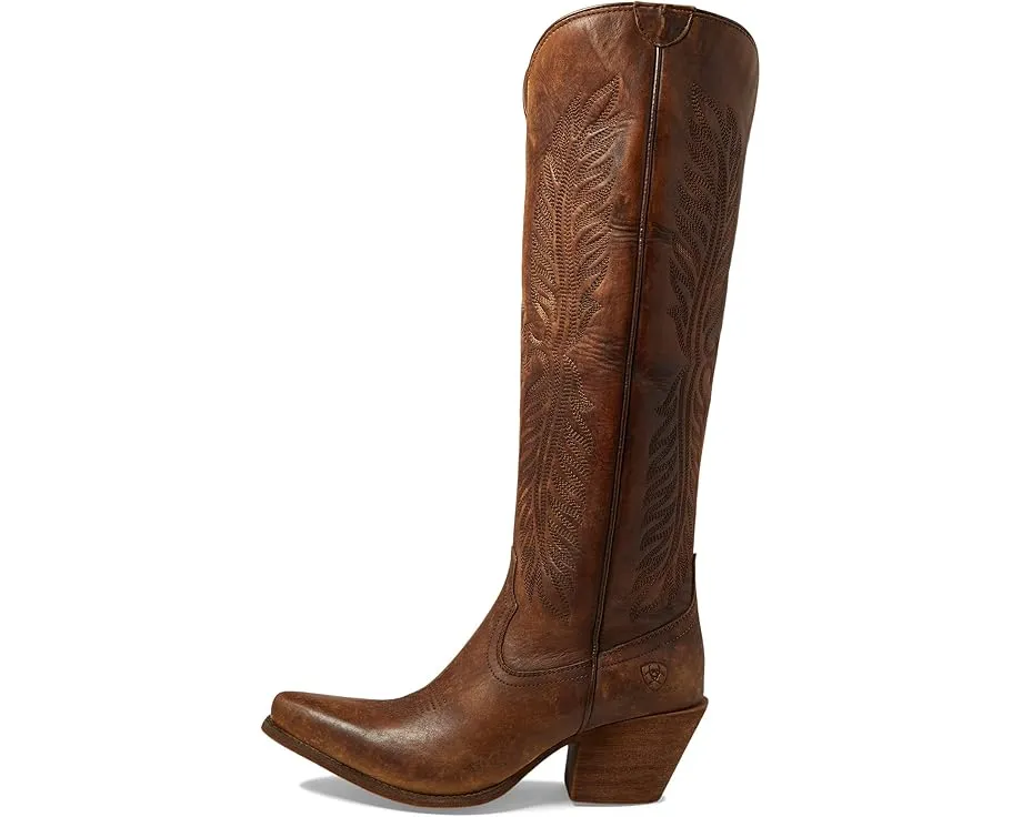 Ковбойские сапоги Ariat Guinevere Western до колена с молнией и квадратным носком