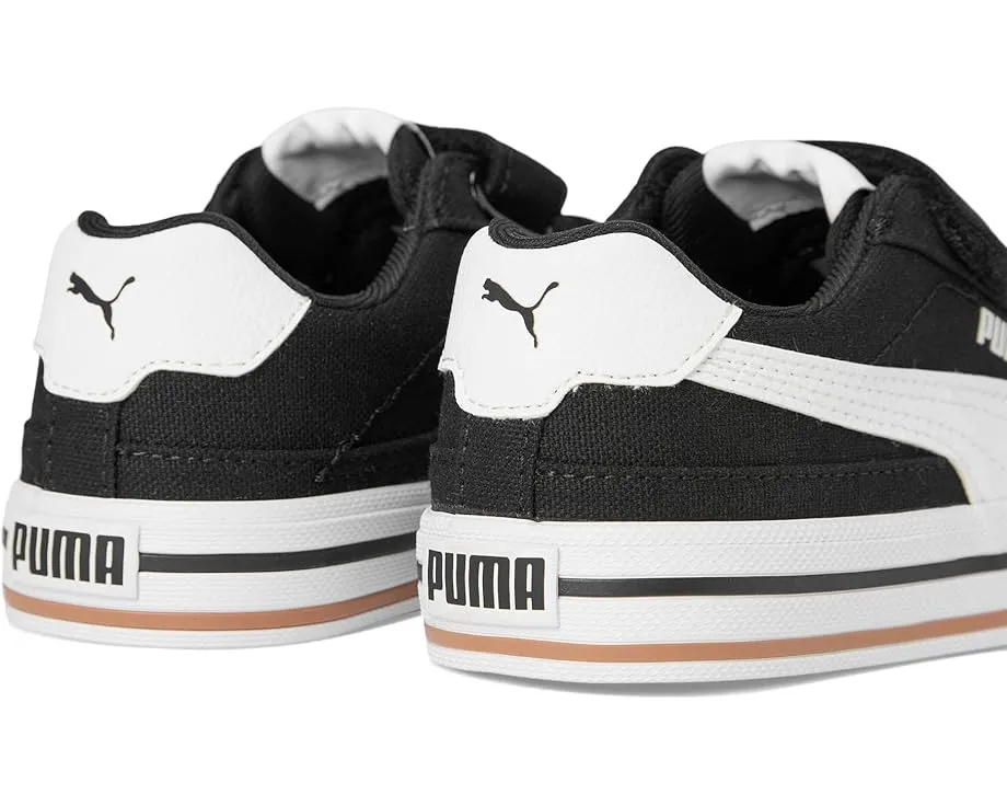 Puma Court Classic Vulc Hook And Loop детские кроссовки на липучках из переработанных материалов