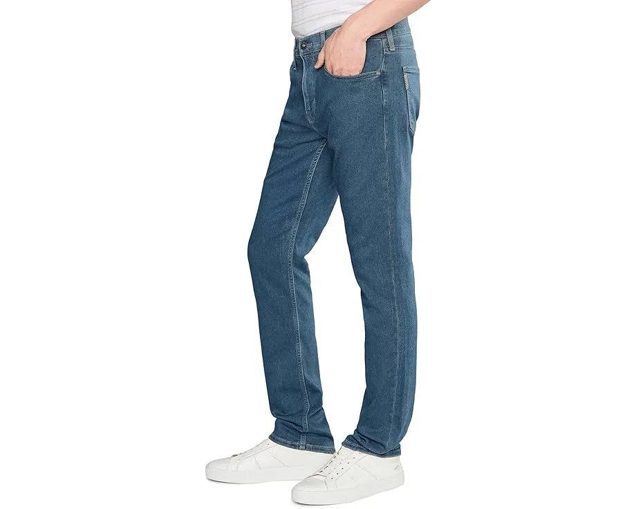 Джинсы Federal Transcend Slim Straight от Paige в среднем стирке