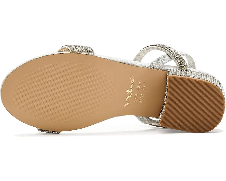 Сандалии Nina Kids Carla для девочек на квадратном каблуке