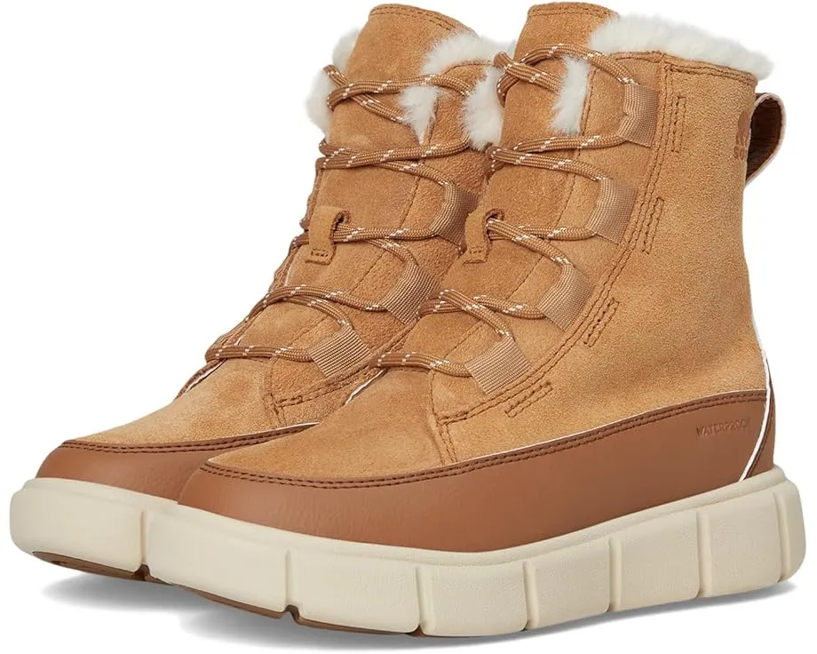 SOREL Детские ботинки Childrens Explorer III Lace WP с утеплителем 100г и боковой молнией