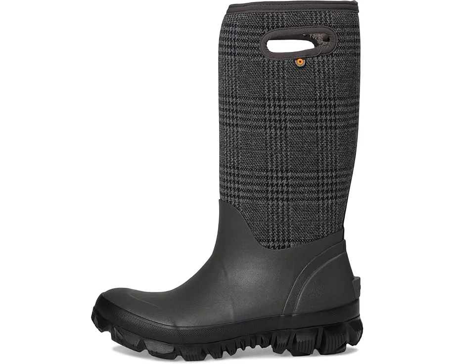 Зимние сапоги Bogs Whiteout Plaid с флисовой подкладкой и подошвой GlacialGrip