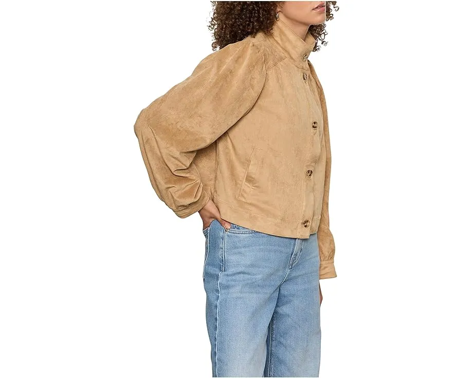 Пиджак Sanctuary Charlotte Suede на пуговицах с двумя карманами