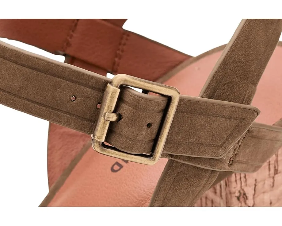 Босоножки Lucky Brand Hallia с Т-образным ремешком и пробковым каблуком