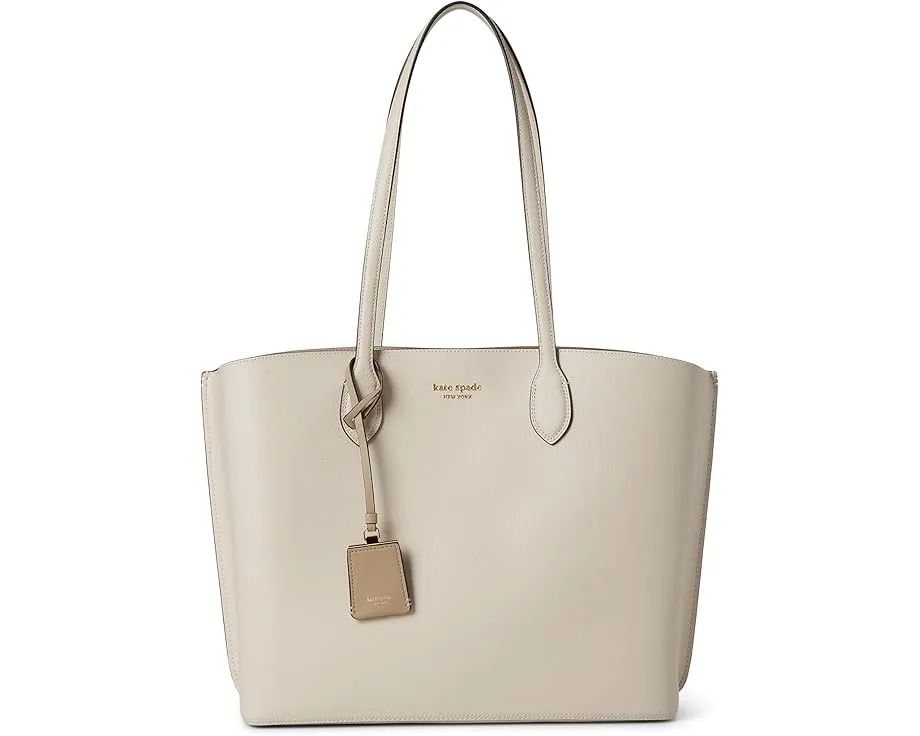 Kate Spade New York рабочая сумка тоут Suite из зернистой кожи с двумя отделениями