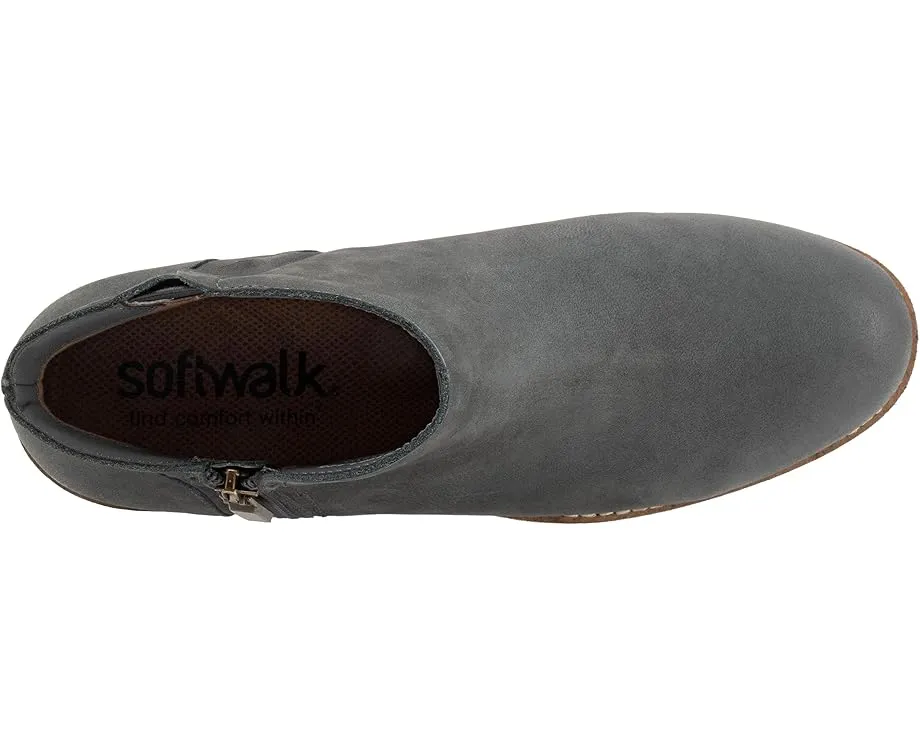 Ботильоны SoftWalk Wesley из мягкой кожи с боковой молнией