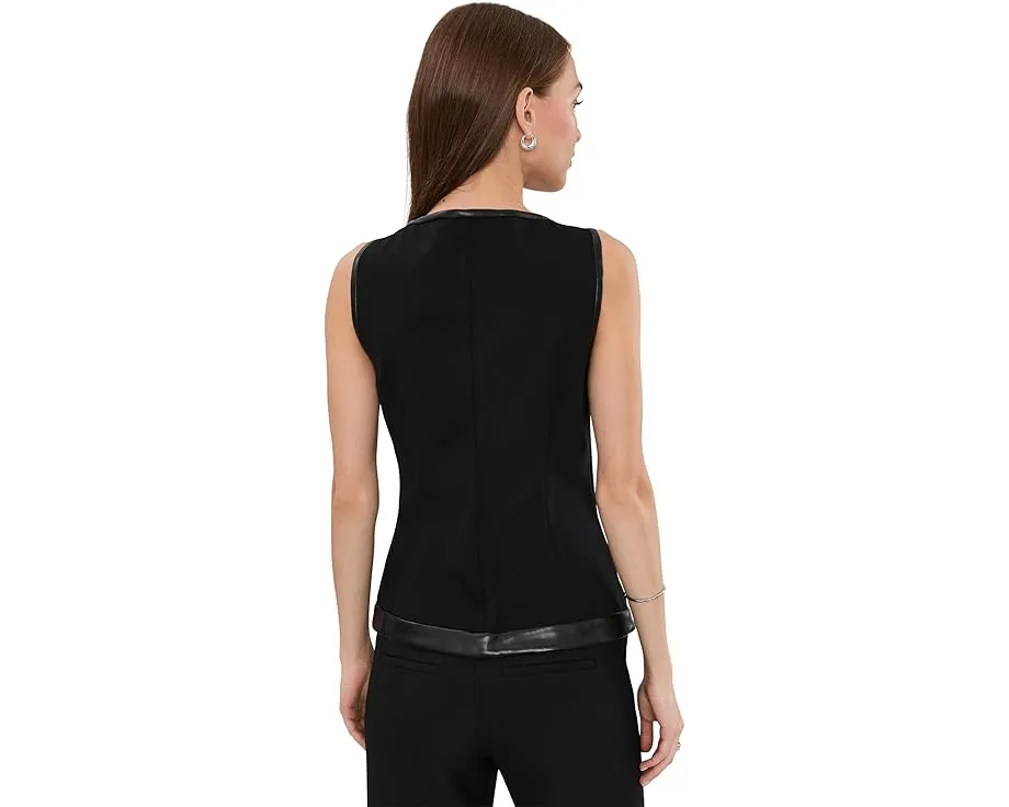 Жилет Liverpool Los Angeles с лодочкой и отделкой из искусственной кожи