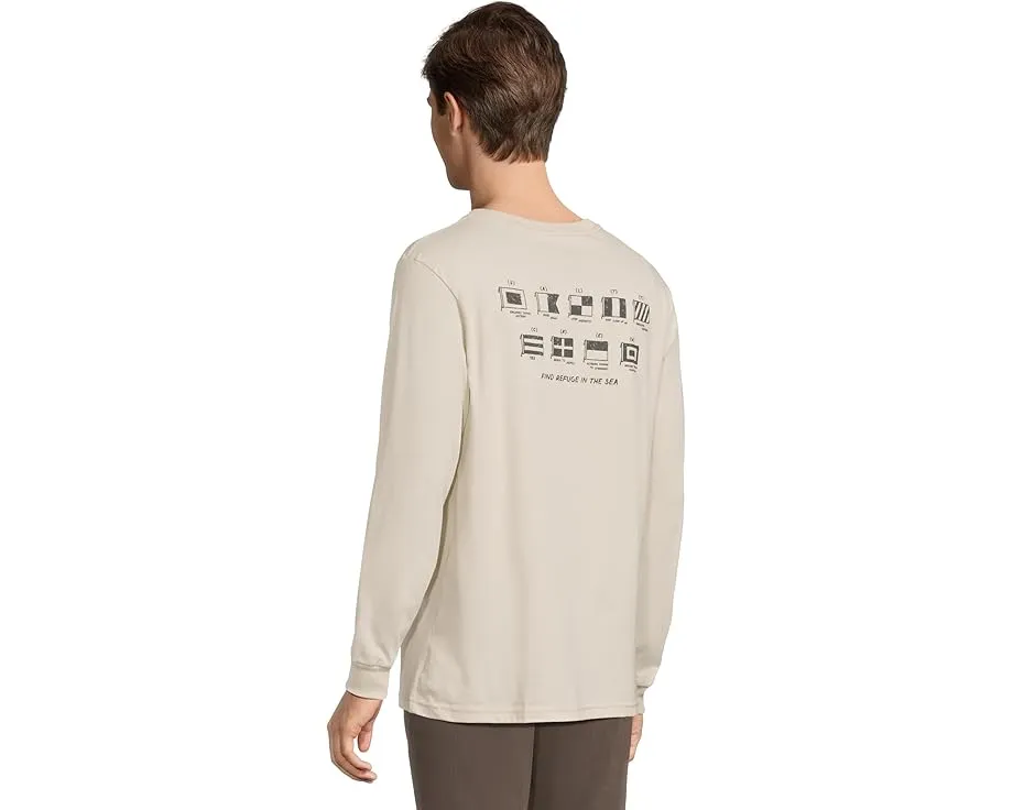 Футболка Salty Crew Call Sign с длинным рукавом и принтом