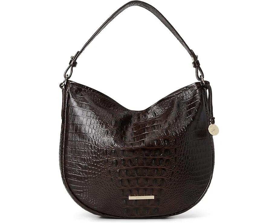 Сумка через плечо Small Kathleen с драпированным силуэтом и карманом для ручек Brahmin