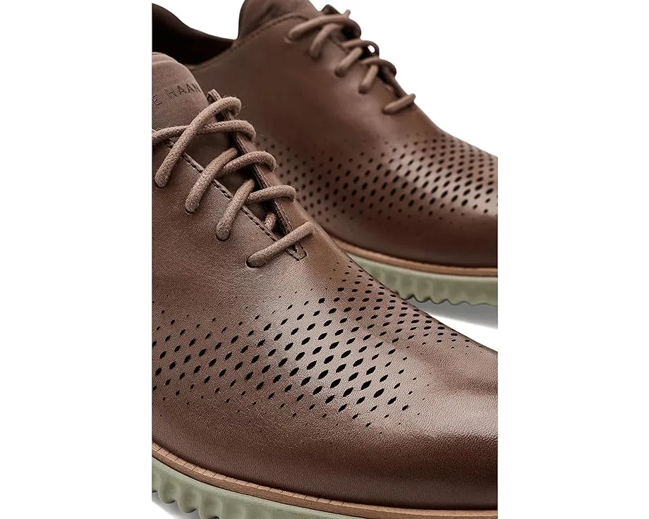 Оксфорды 2.Zerogrand Casual Leather Laser Wing Tip на легкой подошве