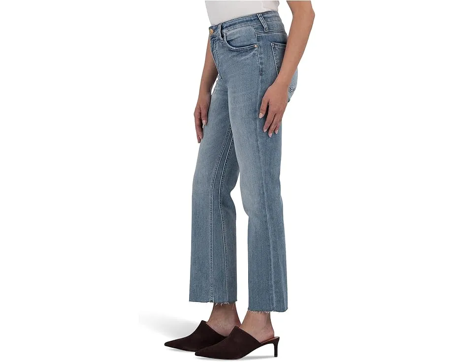 Джинсы KUT from the Kloth Kelsey с высокой посадкой и расклешенными штанинами