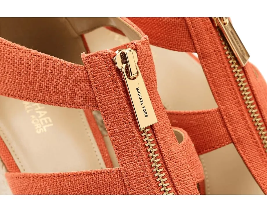 Сандалии Etta Wedge на танкетке с платформой из джута MICHAEL Michael Kors
