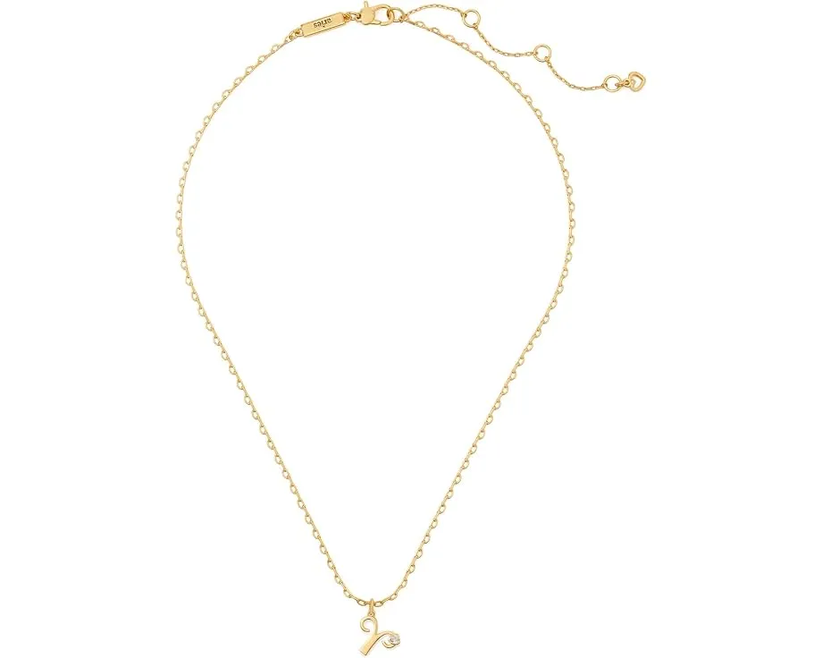 Мини-кулон со знаком зодиака Овен от Kate Spade New York