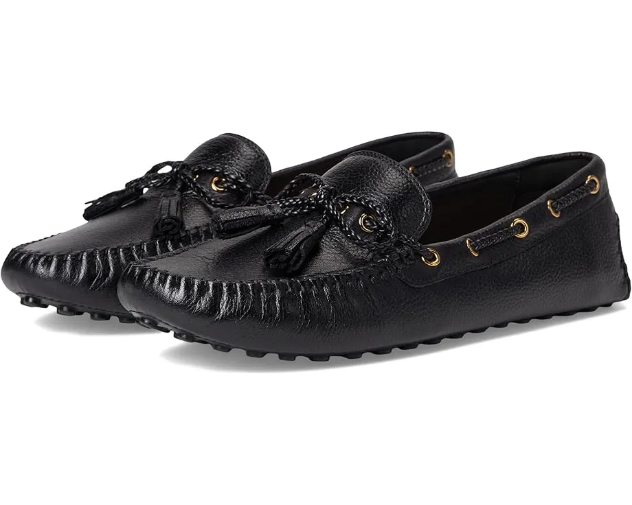 Лоферы Cole Haan Gissella Drivers с круглым носком и плетеной деталью