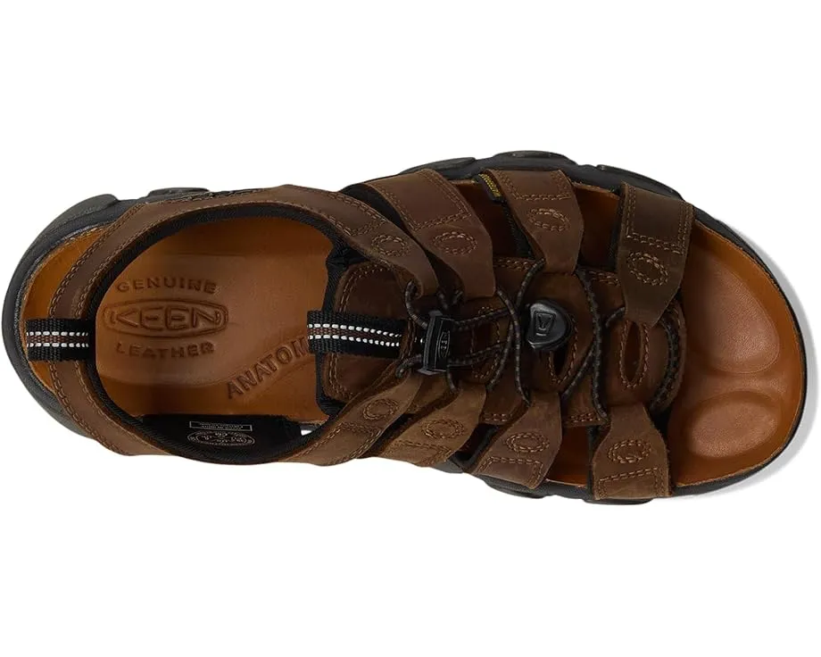 Сандалии KEEN Daytona II с водонепроницаемой кожей и пробковой подошвой