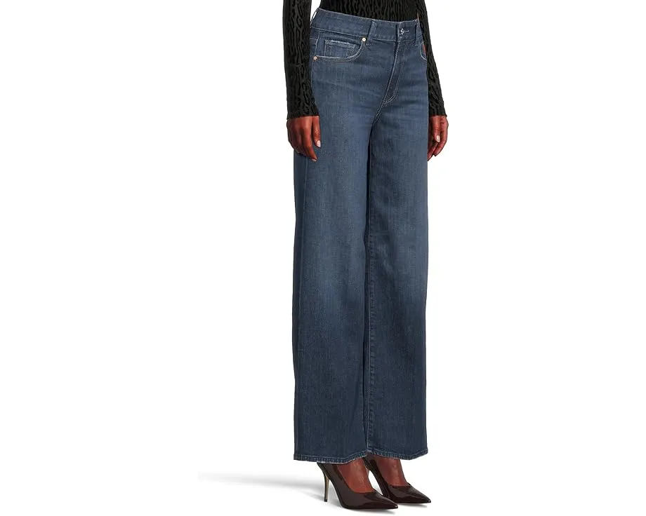 Джинсы Paige Sasha 32" With Reverse Seamed Beltloops In Queen с широким клешем