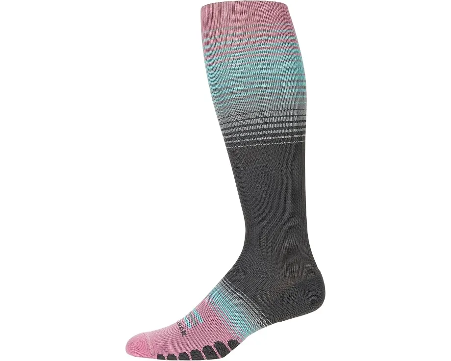 Компрессионные гольфы Eurosock Graduated Compression Multi Stripe OTC с эффектом градуированной компрессии