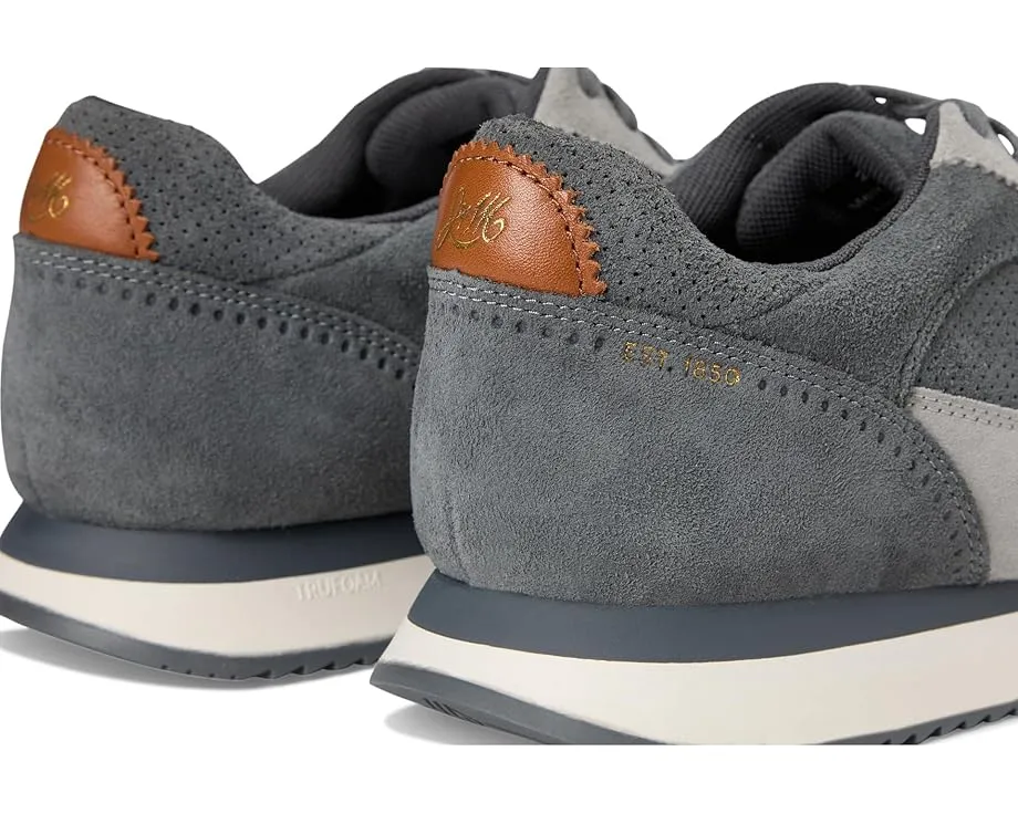 Кроссовки Johnston & Murphy Chase Perfed T-Toe из замши с поддержкой свода стопы