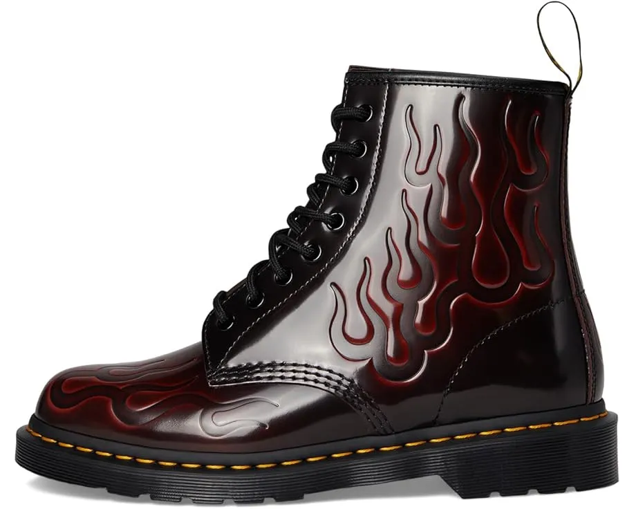 Ботинки Dr. Martens 1460 Inferno из кожи Arcadia с тиснением пламени