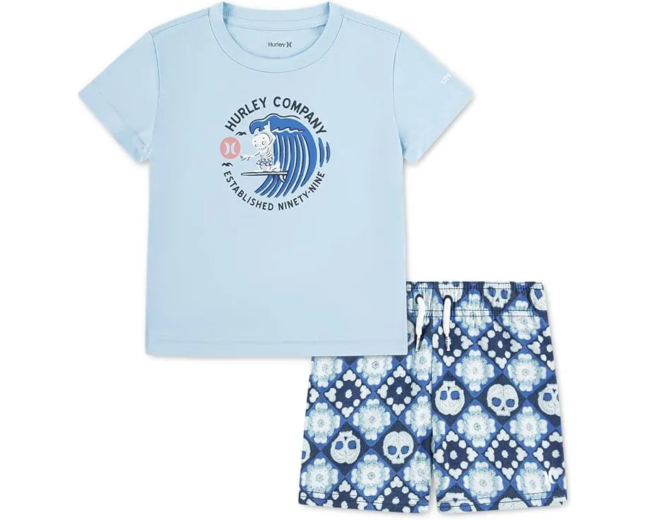 Hurley Kids купальный комплект Crochet Skull с черепом и крючком