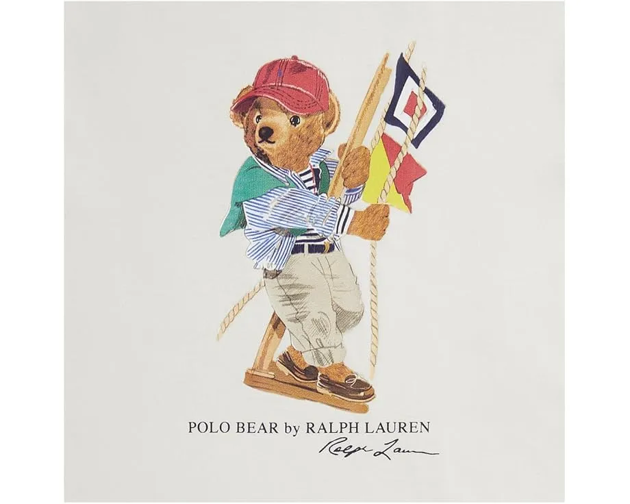 Детская футболка Polo Ralph Lauren с медведем из хлопкового джерси для детей старшего возраста