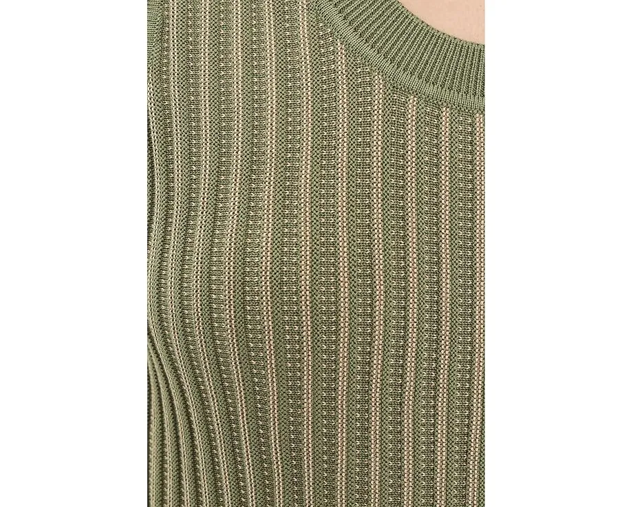 Varley топ Aldcroft Stitch Knit Tank трикотажный зеленый