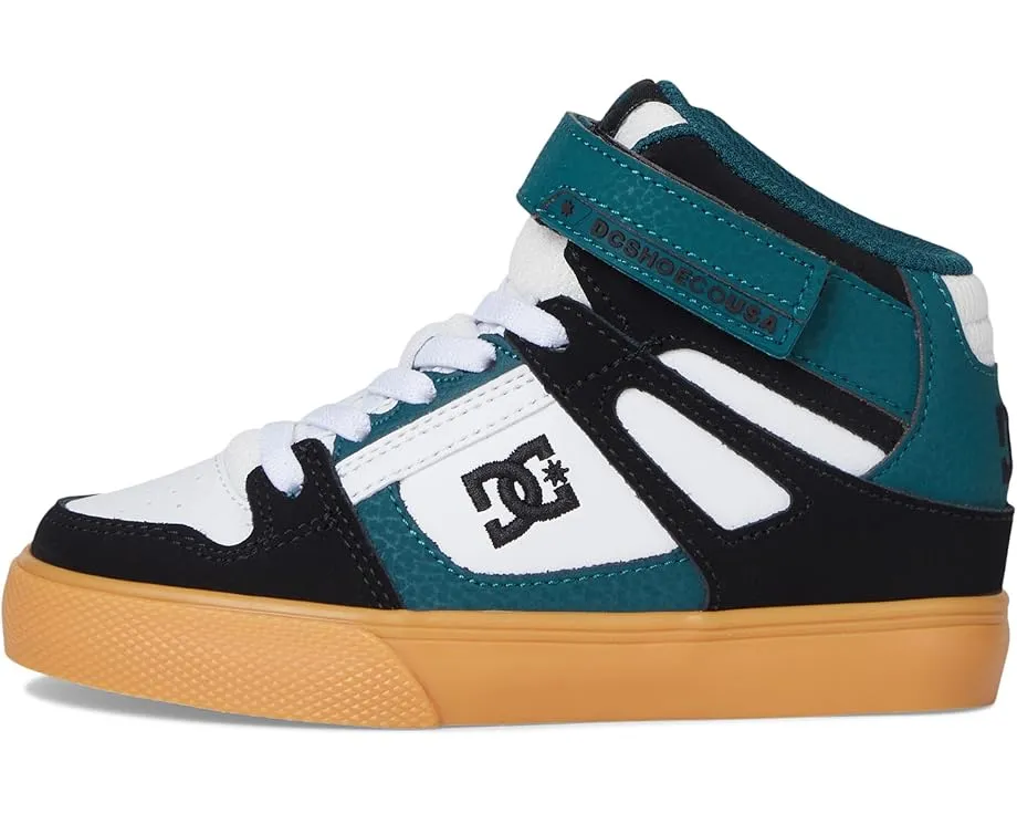 Кроссовки DC Kids Pure High-Top EV с вулканизированной подошвой для скейтбординга