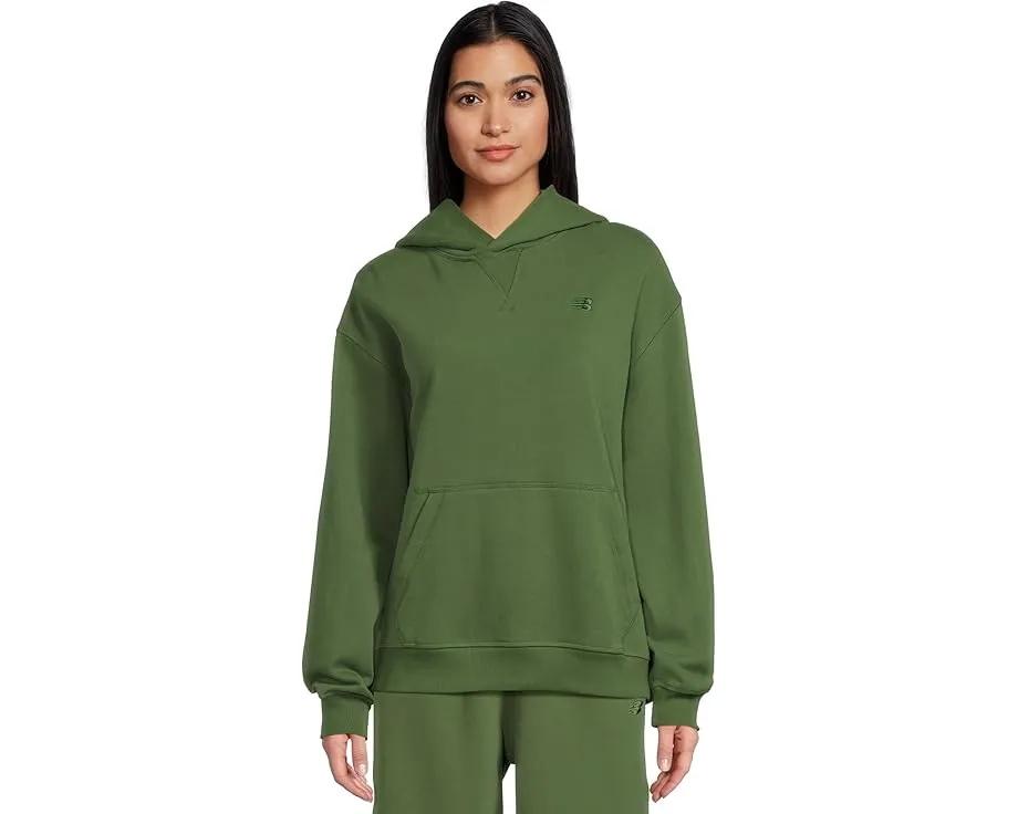 Оверсайз худи New Balance Athletics French Terry с вышитым логотипом