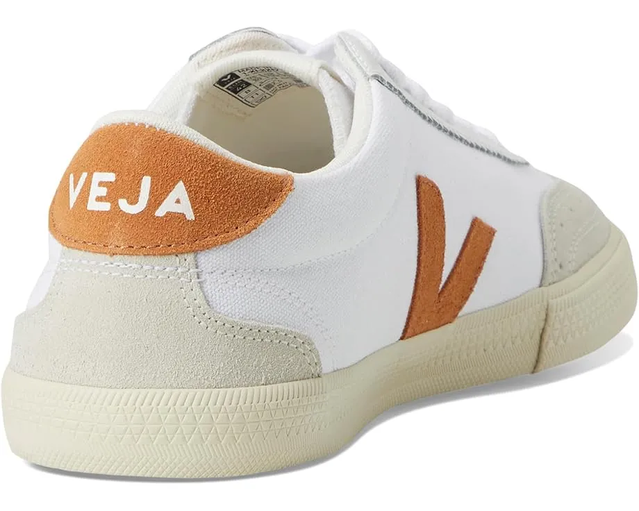 Кроссовки VEJA Volley из кожи с круглым носком и резиновой подошвой