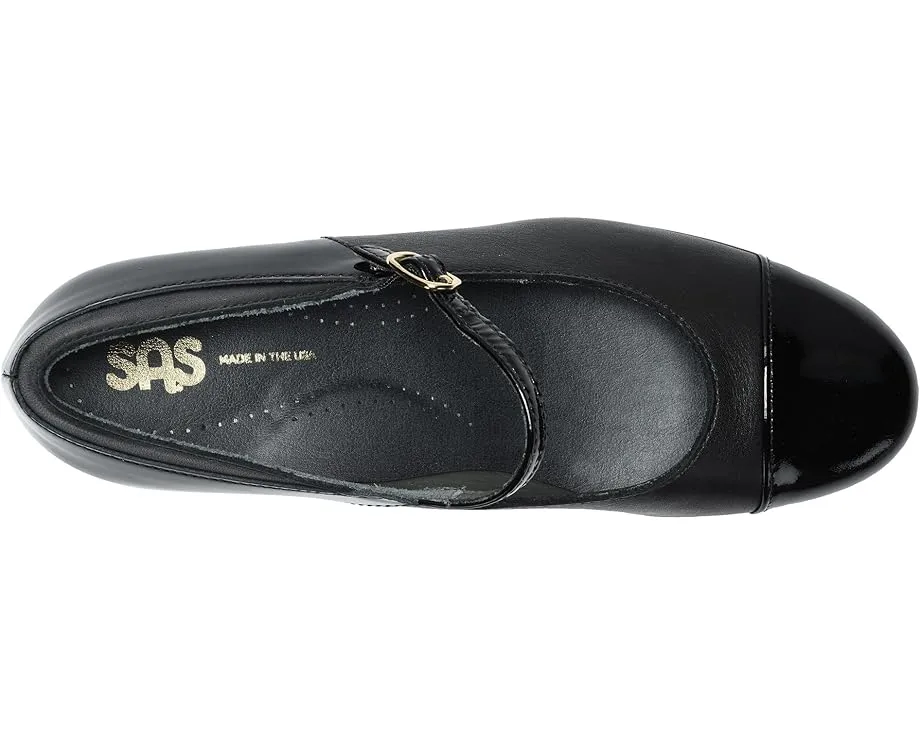 Туфли SAS Isabel Mary Jane Comfort Heel с ремешком и принтом рептилии