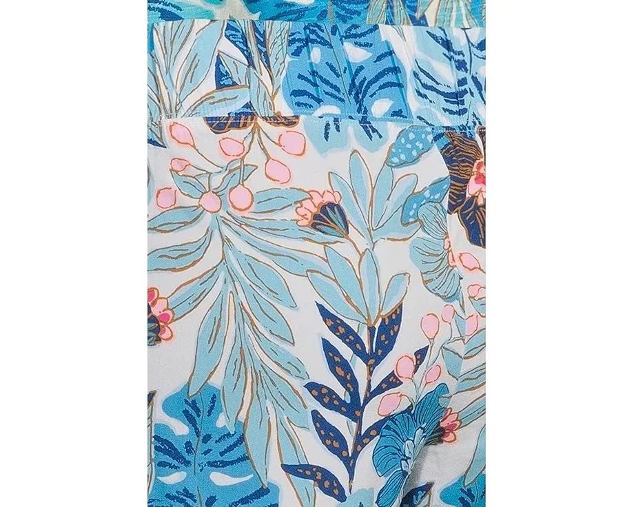 Lilly Palazzo Bal Harbour с прямыми брюками и эластичным поясом на средней посадке