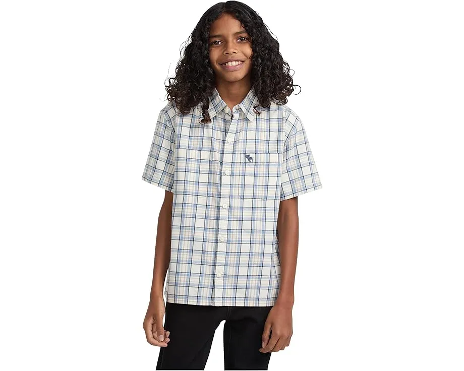 Рубашка Simple Life с коротким рукавом для детей из хлопкового твила