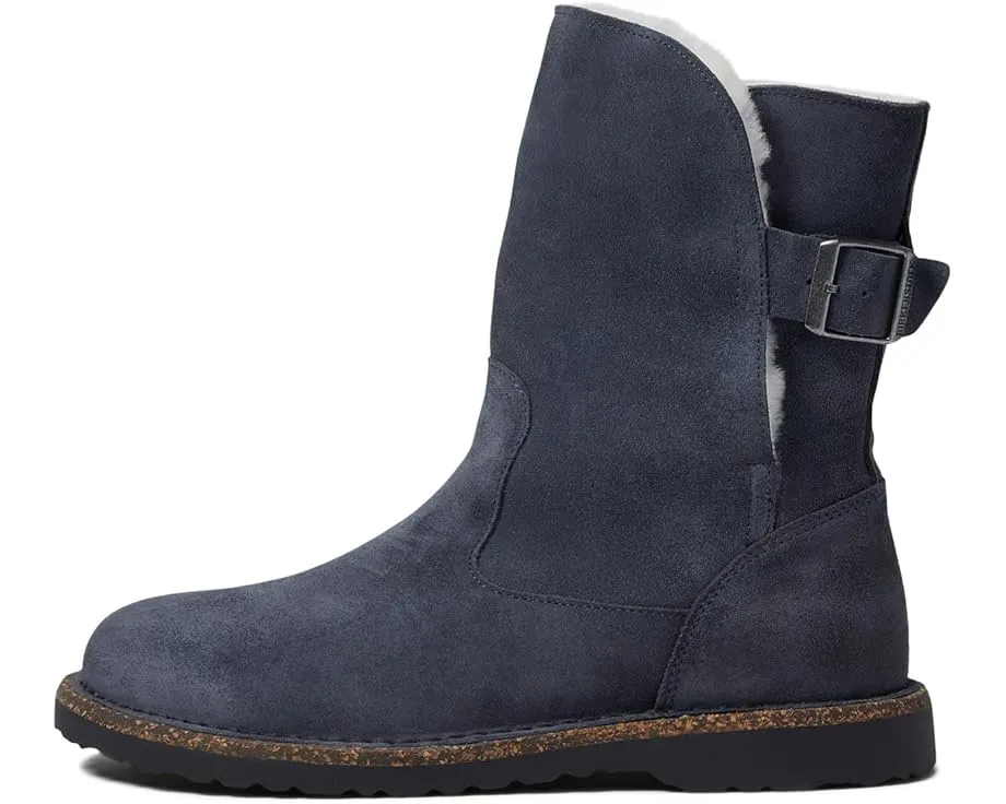 Ботинки Birkenstock Uppsala из замши с натуральным мехом внутри